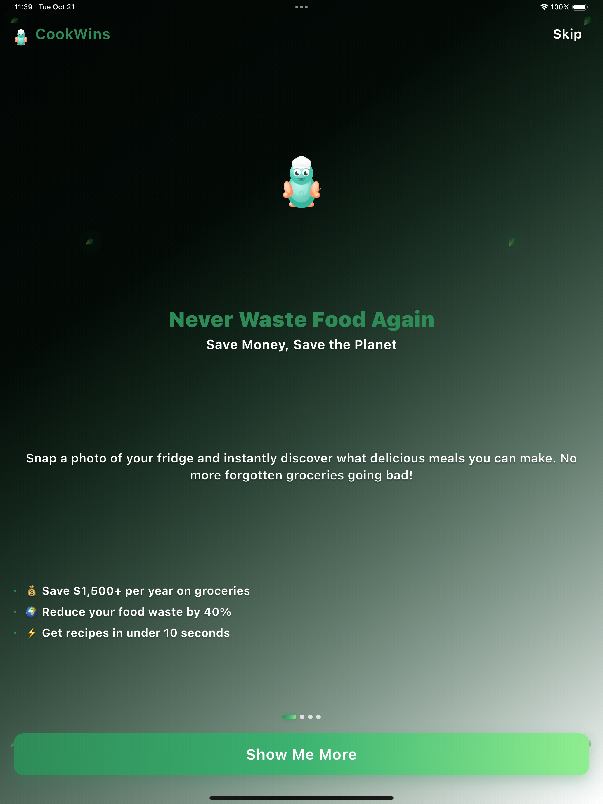 Beautiful onboarding experience